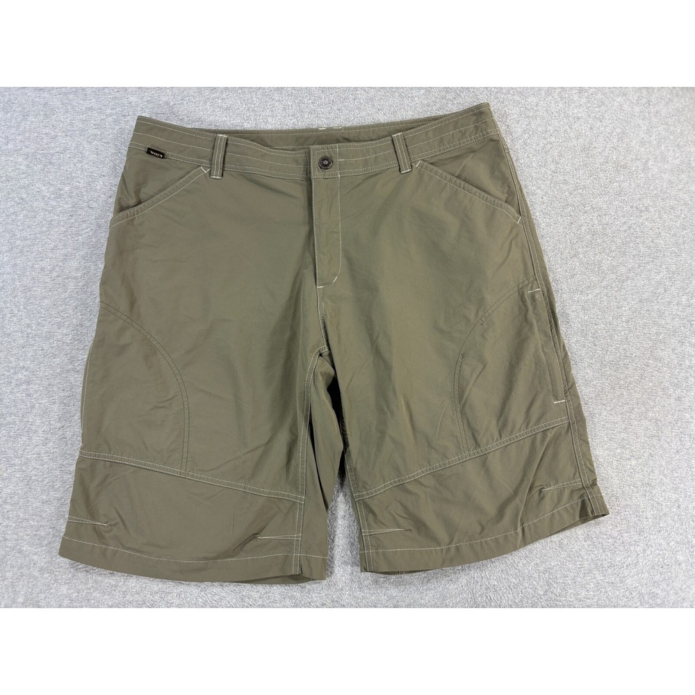 Kuhl USA Technical Hiking Travel Shorts‎ (Men's Size 40) Green - 11"